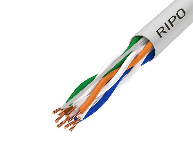 

Сетевой кабель Ripo UTP 4 cat.5e 24AWG Cu Plus 50m 001-112006/50, 001-112006/50