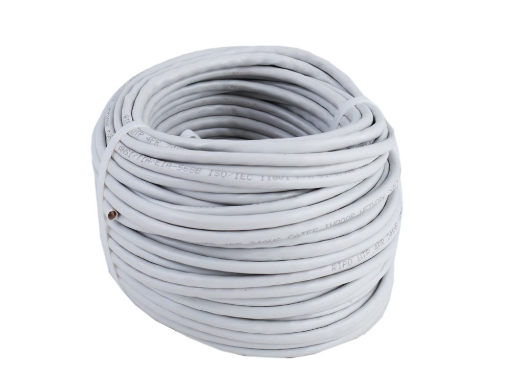 цена Сетевой кабель Ripo UTP 4 cat.5e 24AWG CCA 30m 001-112002/30