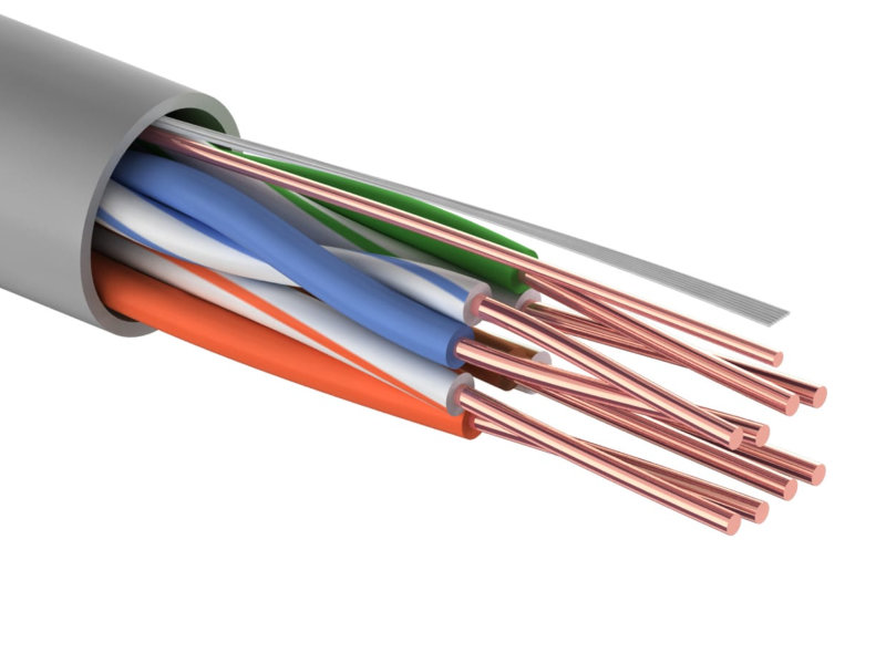 Сетевой кабель ProConnect Light U/UTP cat 5 PVC / 4PR / 26AWG / Indoor / Solid 305m Grey 01-0048-3