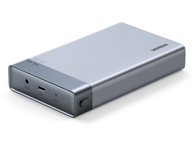 

Внешний бокс Ugreen CM381 USB3.1 2-Bay 2.5 Grey 80857, CM381