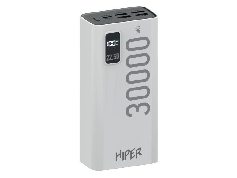 Внешний аккумулятор Hiper Power Bank EP 30000 30000mAh White