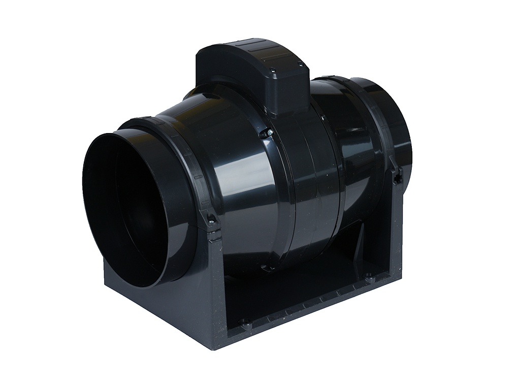 Канальный вентилятор Reton Inline 150mm Black