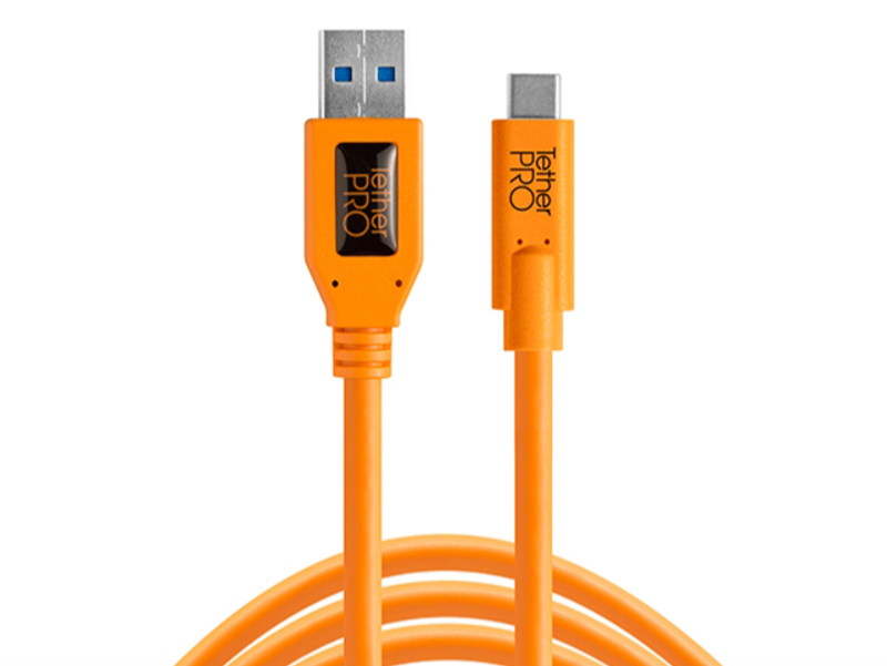 

Аксессуар Tether Tools TetherPro USB 3.0 - USB-C 4.6m Orange CUC3215-ORG, CUC3215-ORG