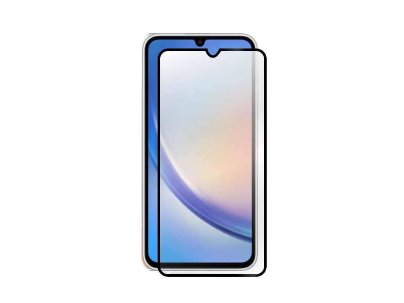 

Защитное стекло BoraSCO для Samsung Galaxy A34 Full Glue Black Frame 71428, Samsung Galaxy A34