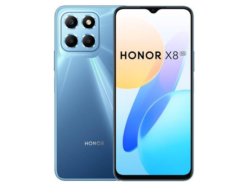 Сотовый телефон Honor X8 5G 6/128Gb VNE-N41 Ocean Blue