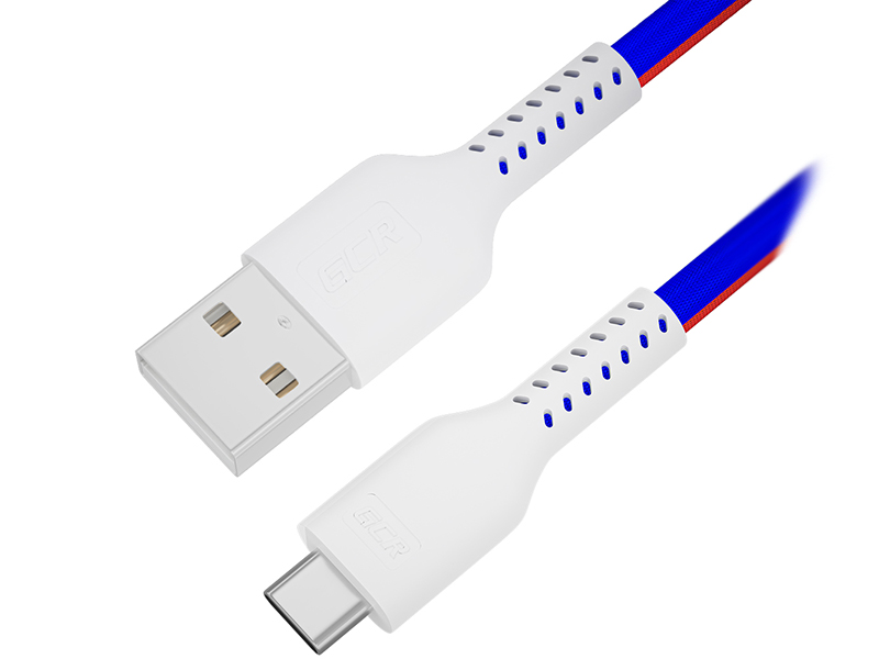 

Аксессуар GCR QC Type-C 28/24 AWG 1m White GCR-54974, GCR-54974