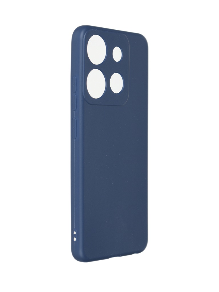 фото Чехол df для infinix smart 7 / tecno spark go 2023 / tecno pop 7 pro silicone blue incase-21 df-group