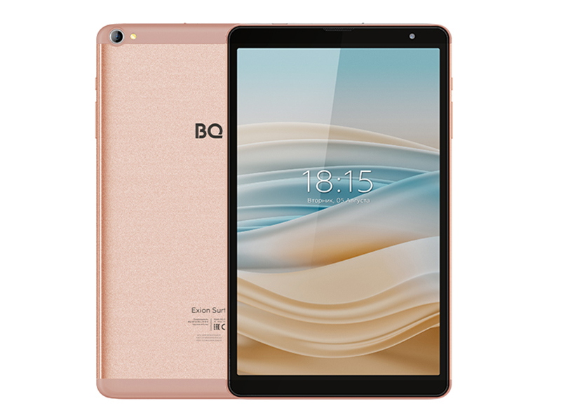 фото Планшет bq 8088l exion surf gold (sp9863a/4096mb/64gb/3g/4g/wi-fi/cam/8/1280x800/android)