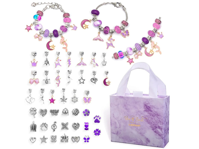 

Набор для создания украшений KiddiBoom Фиалковые мечты KDB10021violet_v4, Фиалковые мечты KDB10021violet_v4