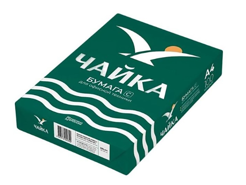 

Бумага Чайка А4 72-79g/m2 500 листов марка C 1739275, 1739275