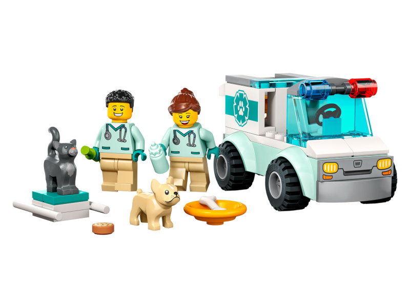 

Конструктор Lego City Ветеринарный фургон 58 дет. 60382, City Ветеринарный фургон