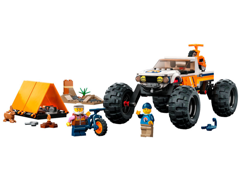 

Конструктор Lego City Приключения на внедорожнике 252 дет. 60387, City Приключения на внедорожнике