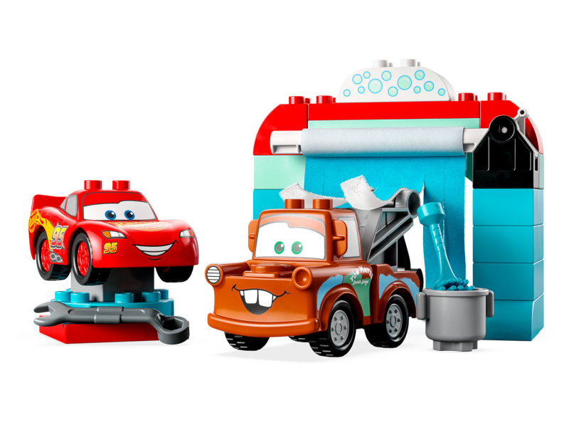 

Конструктор Lego Duplo Развлечение на автомойке Молнии Маккуина и Мэтра 29 дет. 10996, Duplo Развлечение на автомойке Молнии Маккуина и Мэтра
