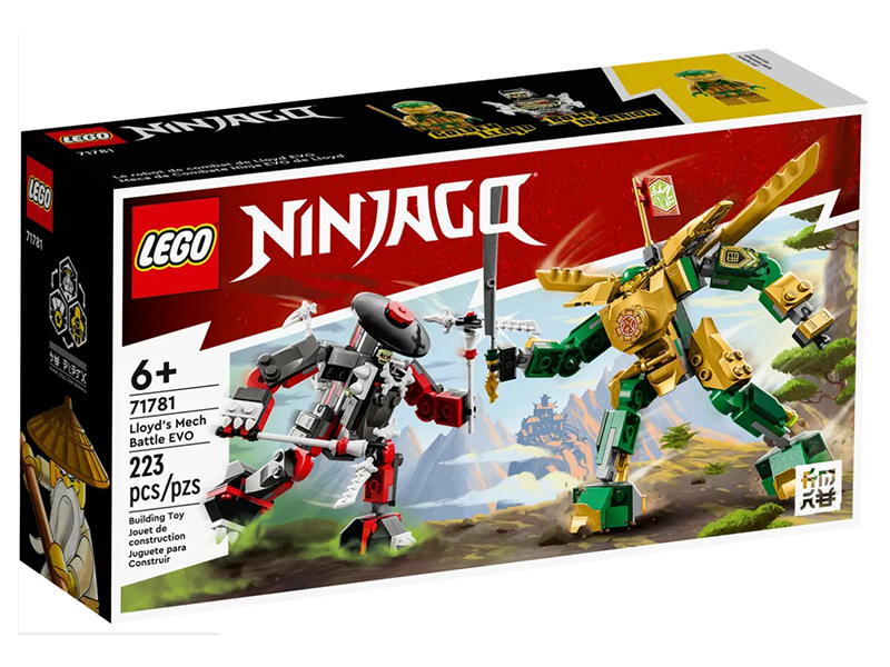 

Конструктор Lego Ninjago Битва робота Ллойда 223 дет. 71781, Ninjago Битва робота Ллойда