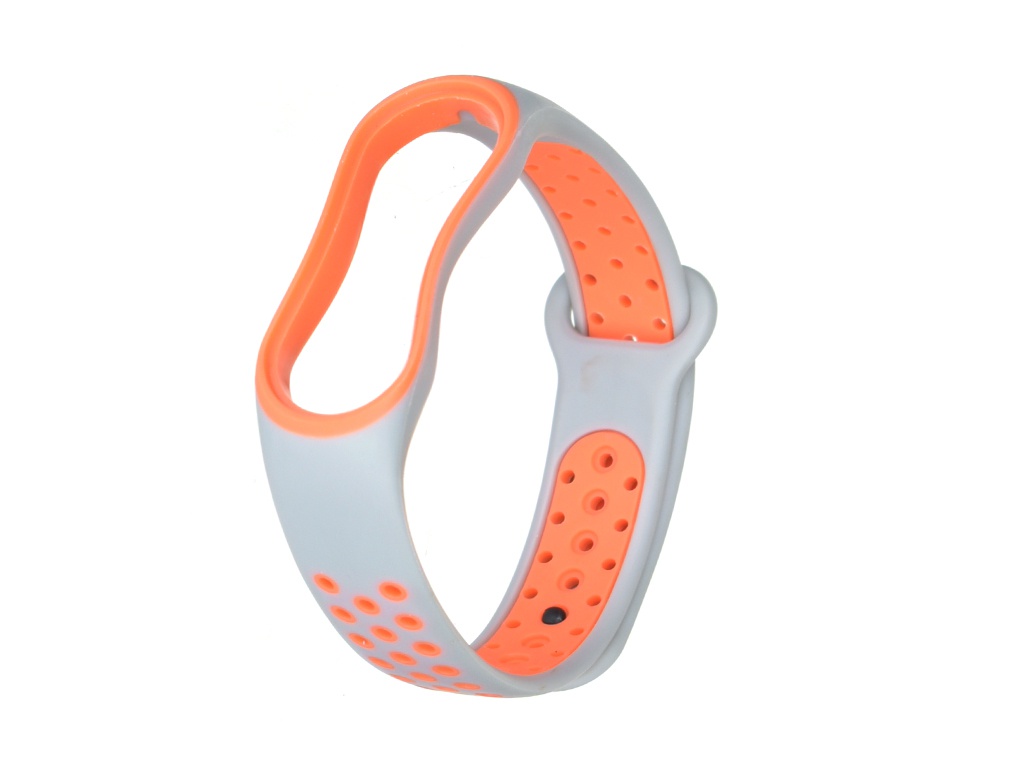 

Aксессуар Ремешок Red Line для Xiaomi Mi Band 7 Grey-Orange УТ000033301, Xiaomi Mi Band 7