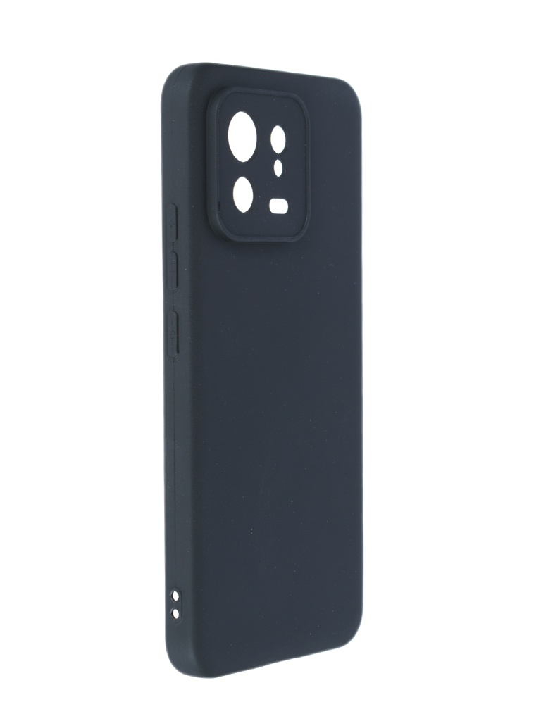 фото Чехол ibox для xiaomi 13 с защитой камеры и подложкой silicone black ут000033650