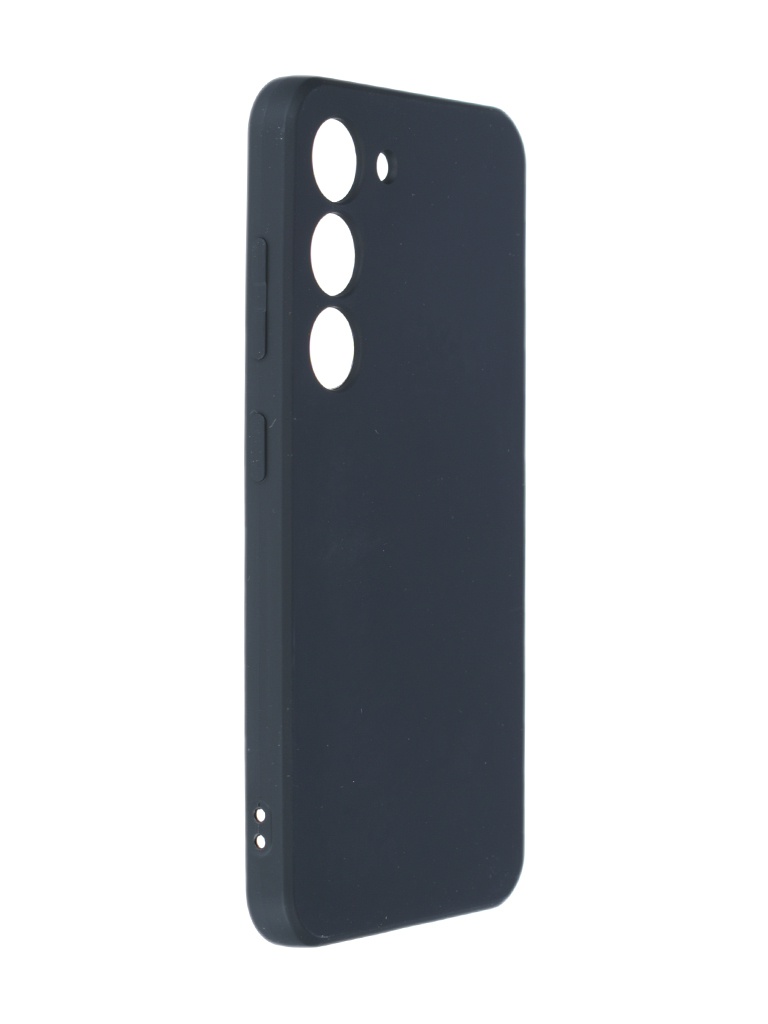 Чехол iBox для Samsung Galaxy S23 с защитой камеры и подложкой Silicone Black УТ000033675 чехол на redmi 9a kruche print крафтовые наклейки противоударный бампер с защитой камеры