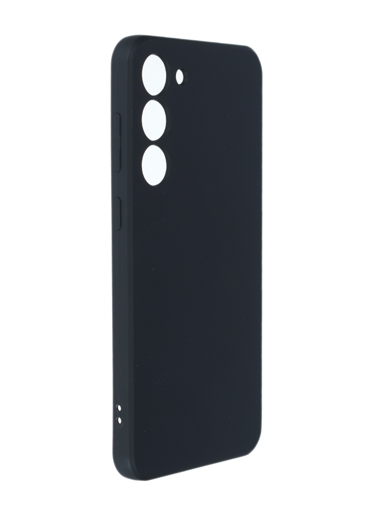 Чехол iBox для Samsung Galaxy S23 Plus с защитой камеры и подложкой Silicone Black УТ000033676 чехол на samsung galaxy s22 plus kruche print dior противоударный бампер с защитой камеры