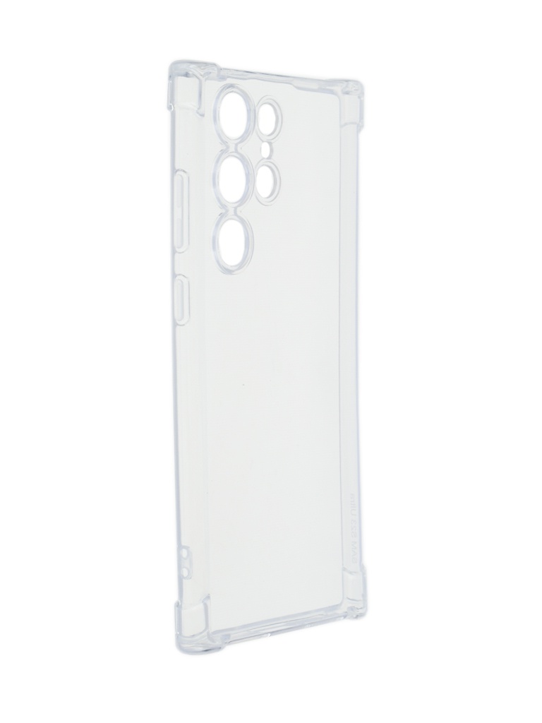 Чехол iBox для Samsung Galaxy S23 Ultra Crystal с усиленными углами Silicone Transparent УТ000033667 чехол ibox для realme c33 crystal с усиленными углами silicone transparent ут000033264