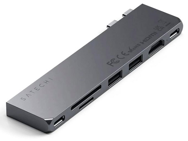   USB Satechi USB-C Pro Slim Space Grey ST-HUCPHSM