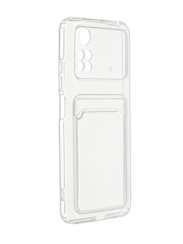 

Чехол Neypo для Poco M4 Pro 4G Pocket Silicone с карманом Transparent ACS55399, Poco M4 Pro 4G