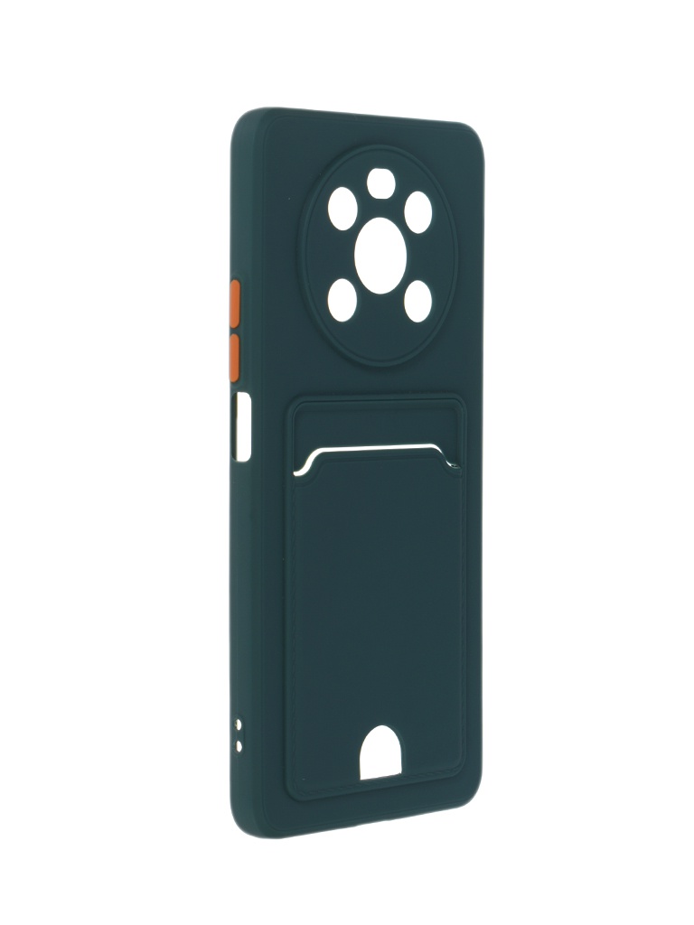 

Чехол Neypo для Honor X9 4G / Magic4 Lite Pocket Matte Silicone с карманом Dark Green NPM57635, Honor X9 4G / Magic4 Lite