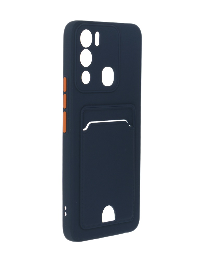 

Чехол Neypo для Infinix Hot 12i Pocket Matte Silicone с карманом Dark Blue NPM57037, Infinix Hot 12i