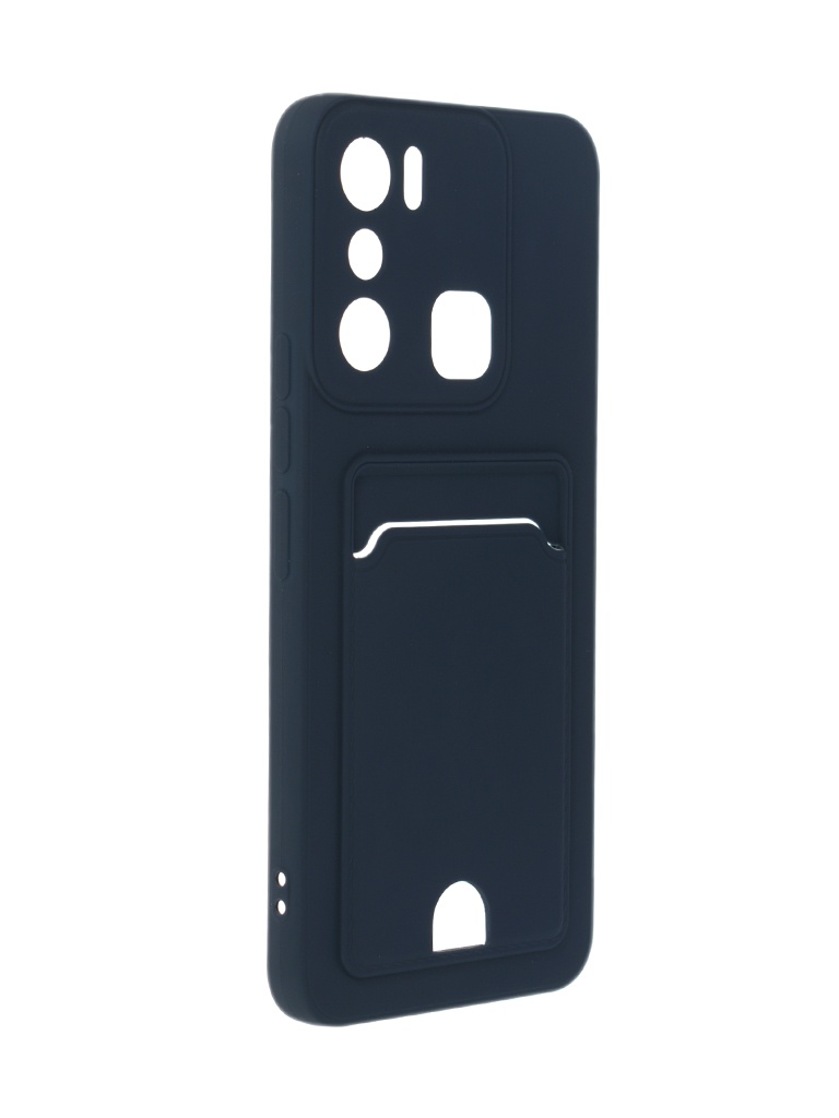 

Чехол Neypo для Infinix Hot 20i Pocket Matte Silicone с карманом Dark Blue NPM57614, Infinix Hot 20i