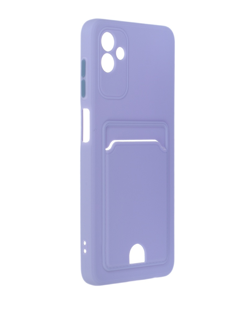 

Чехол Neypo для Samsung Galaxy A04 Pocket Matte Silicone с карманом Lilac NPM58575, Samsung Galaxy A04