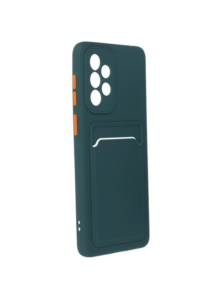 

Чехол Neypo для Samsung Galaxy A33 5G Pocket Matte Silicone с карманом Dark Green NPM55567, Samsung Galaxy A33 5G