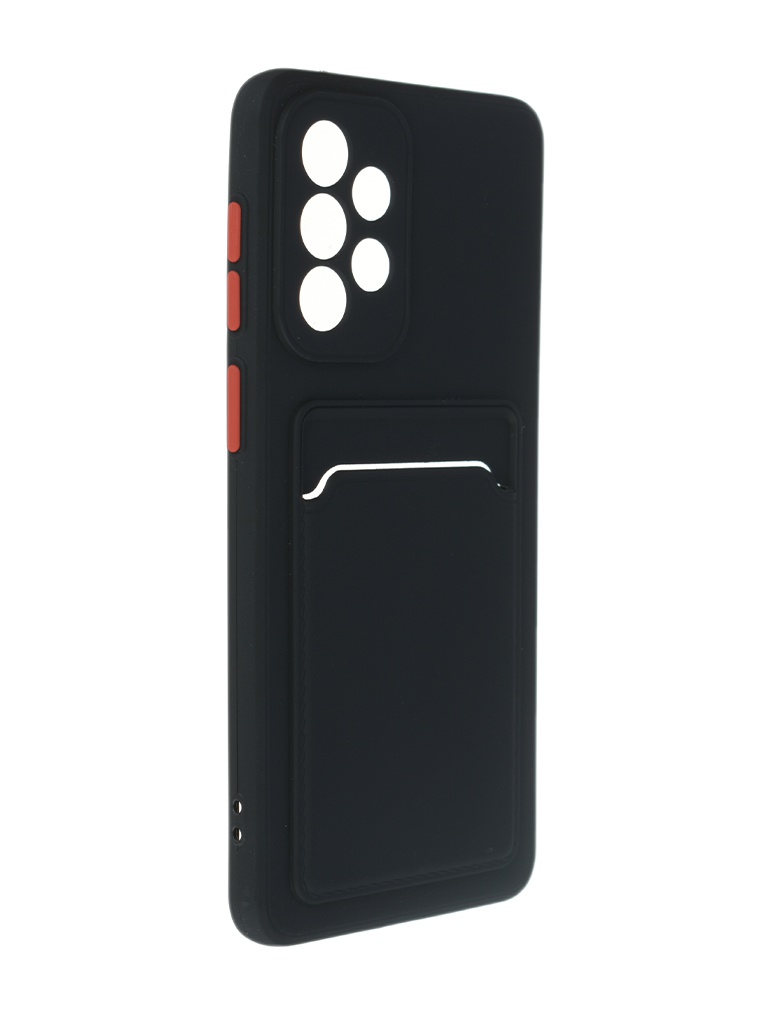 

Чехол Neypo для Samsung Galaxy A33 5G Pocket Matte Silicone с карманом Black NPM55565, Samsung Galaxy A33 5G