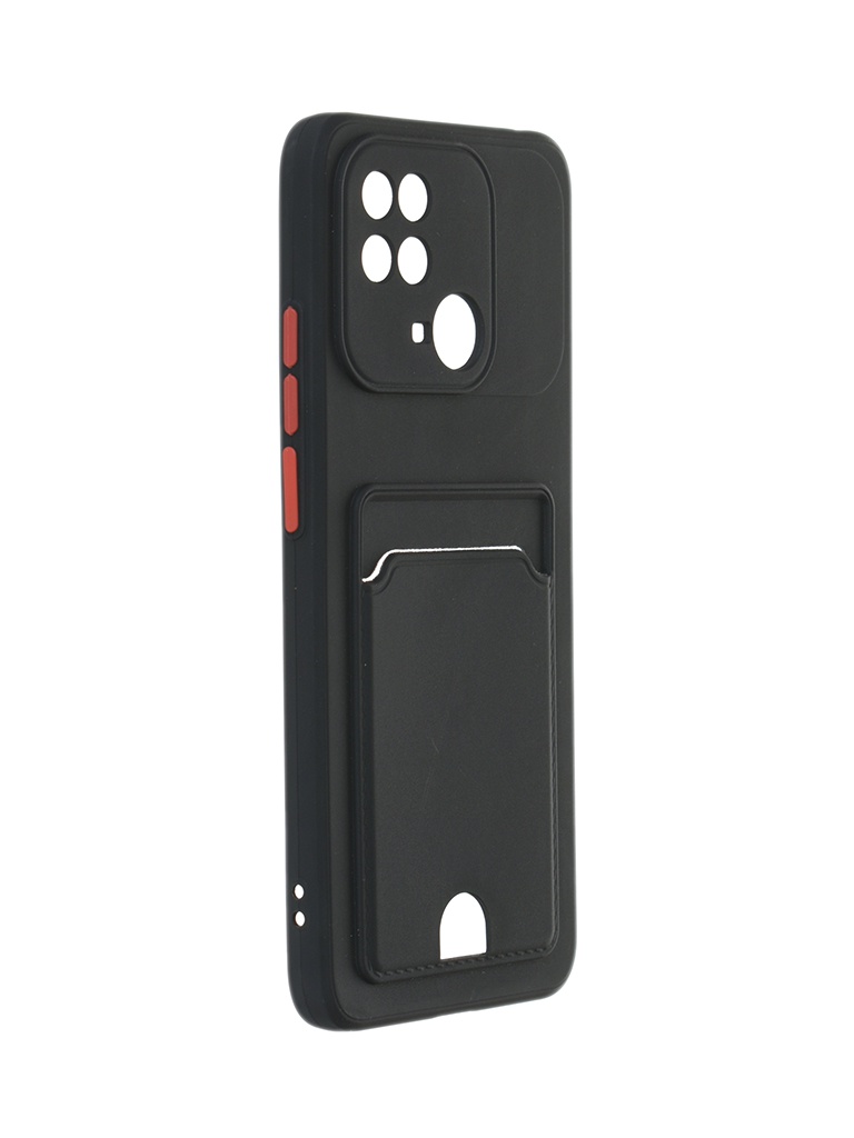 

Чехол Neypo для Poco C40 Pocket Matte Silicone с карманом Black NPM57179, Poco C40