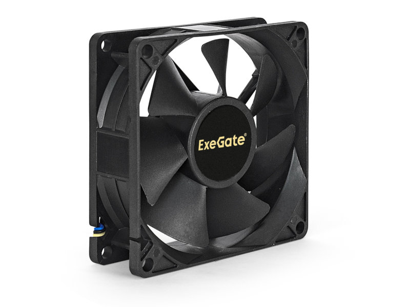 Вентилятор ExeGate Hydraulic Bearing EX08025H4P-PWM 80x80x25mm EX283379RUS вентилятор для корпуса exegate ex08025h4p pwm черный