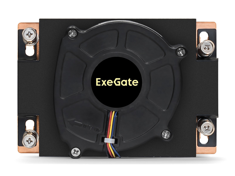 кулер для серверного процессора exegate esnk p0062ap4 pwm 1u sp3 cu ex293435rus Кулер ExeGate ESNK-P0062AP4.PWM.1U.SP3.Cu / EX293435RUS (Intel Socket SP3)