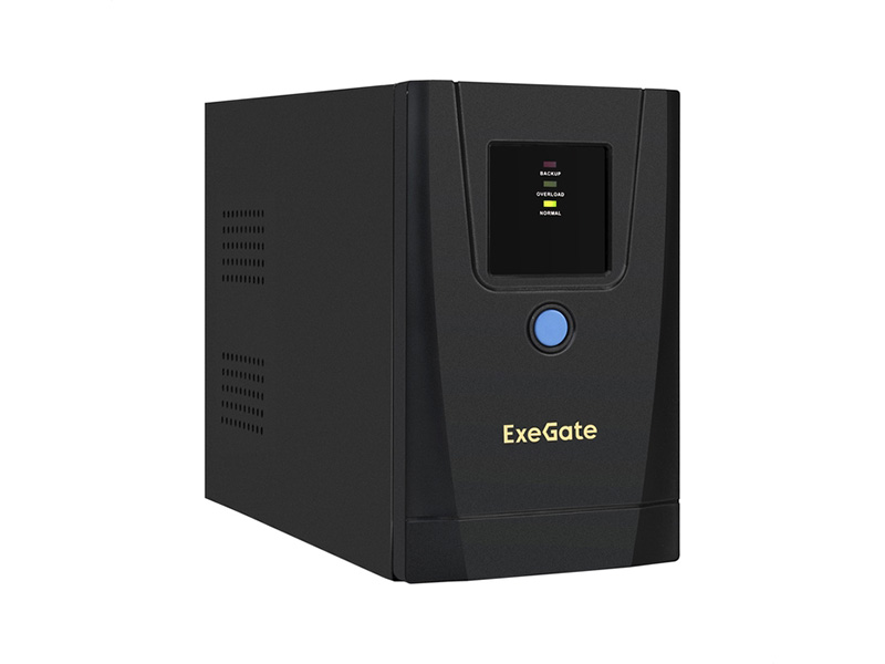 Источник бесперебойного питания ExeGate Power Back BNB-650.LED.AVR.1SH.2C13 / EX292766RUS