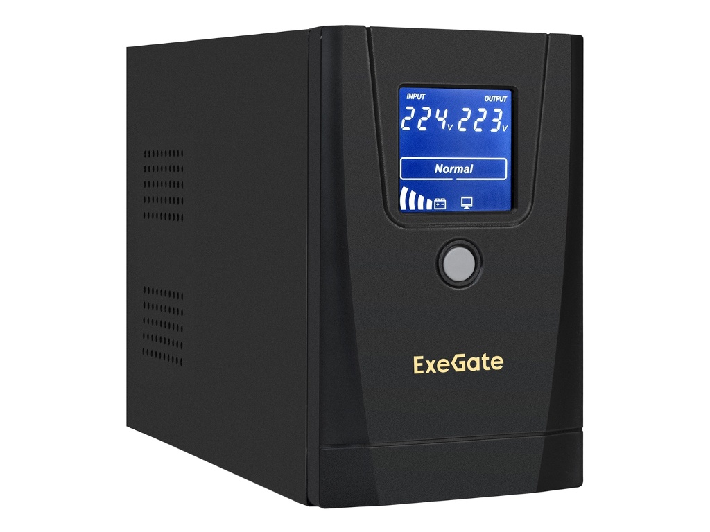 Источник бесперебойного питания ExeGate SpecialPro Smart LLB-900.LCD.AVR.1SH.2C13.RJ.USB / EX292780RUS