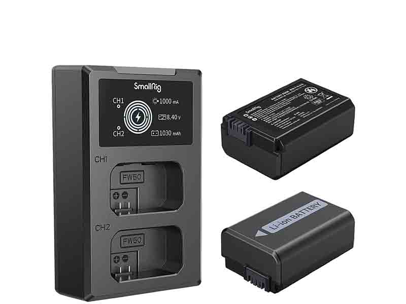 Аккумулятор SmallRig NP-FW50 + зарядное устройство 3818