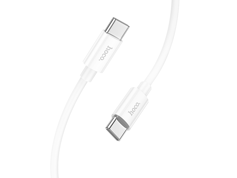 

Аксессуар Hoco X87 Magic USB-C - Type-C 3А PD60W 1m White 6931474783264, X87 Magic