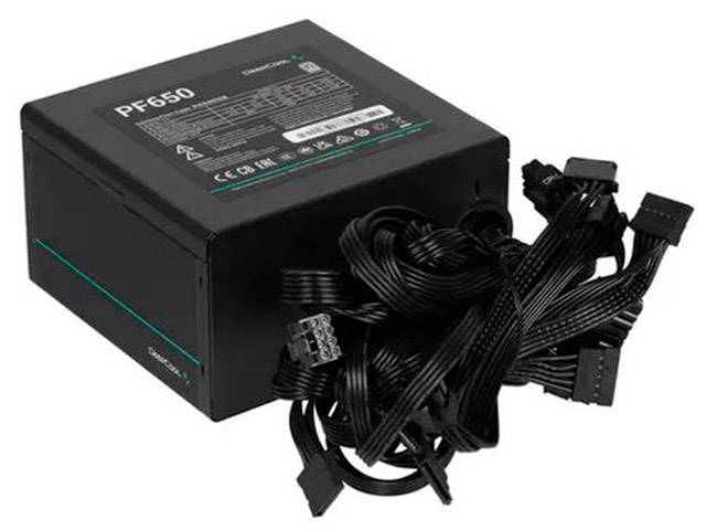 Блок питания DeepCool PF650 650W 80 Plus R-PF650D-HA0B-EU блок питания gamemax gp 650 650w