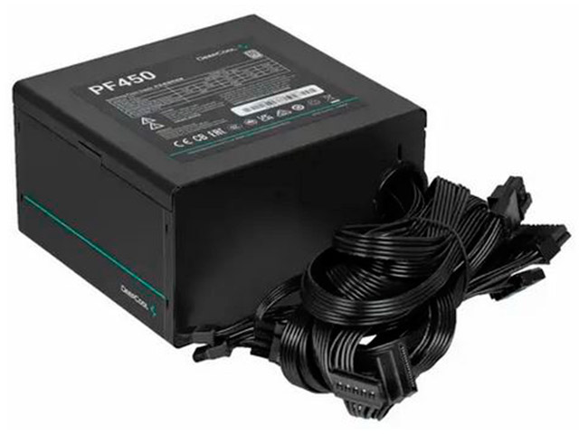 Блок питания DeepCool PF450 450W 80 Plus R-PF450D-HA0B-EU блок питания gamemax ge 450 450w