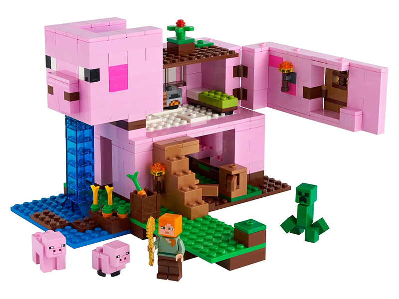 

Конструктор Lego Minecraft Дом-свинья 490 дет. 21170, Дом-свинья