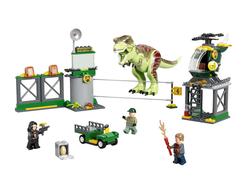 

Конструктор Lego Jurassic World Прорыв тираннозавра T-Рекса. 140 дет. 76944, Jurassic World Прорыв тираннозавра T-Рекса