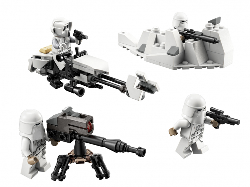 

Конструктор Lego Star Wars Боевой набор снежных пехотинцев. 105 дет. 75320, Star Wars Боевой набор снежных пехотинцев