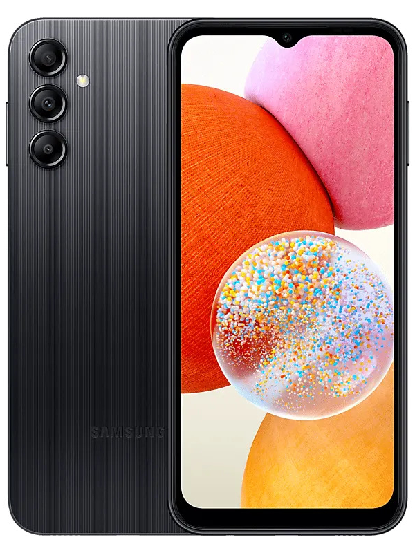 Сотовый телефон Samsung SM-A145 Galaxy A14 4/128Gb Black мобильный телефон samsung galaxy a34 5g 8 128gb серебряный kz