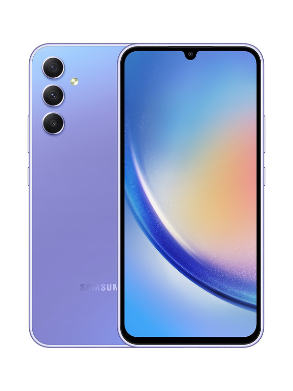 Сотовый телефон Samsung SM-A346 Galaxy A34 6/128Gb Lavender сотовый телефон motorola g13 5g xt2331 2 4 128gb blue lavender