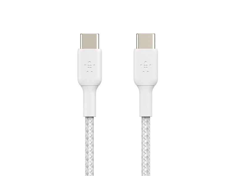 

Аксессуар Belkin Premium Braided USB-C - USB-C 1m White CAB004bt1MWH, CAB004bt1MWH