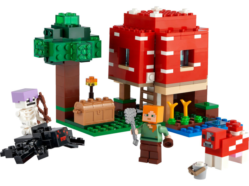 

Конструктор Lego Minecraft The Mushroom House 272 дет. 21179, The Mushroom House