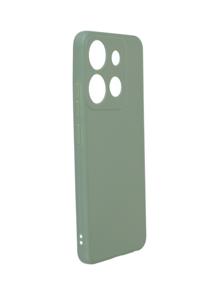 Чехол DF для Infinix Smart 7 / Tecno Spark Go 2023 / Pop 7 Pro Silicone Light Green inCase-21 смартфон infinix smart 7 plus 3 64gb emerald green