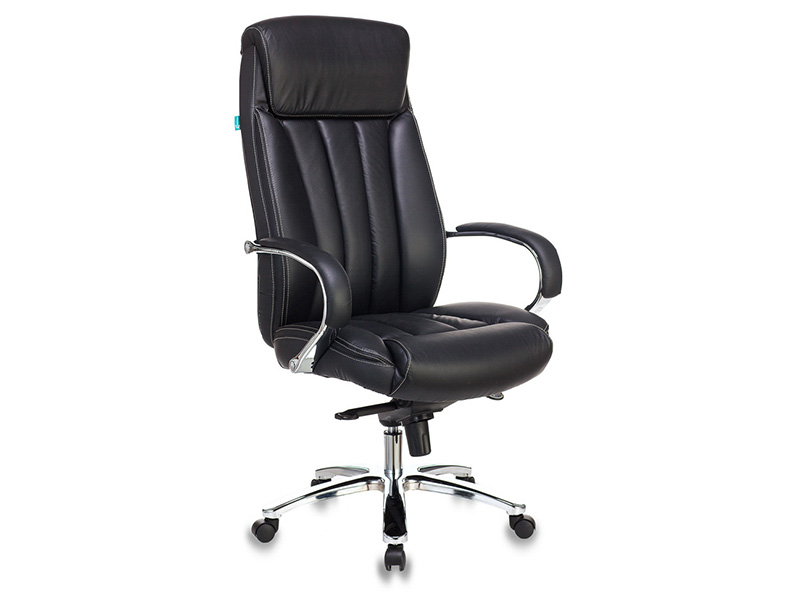 Компьютерное кресло Бюрократ, T-9922SL/BLACK кресло бюрократ t 9922sl руководителя цвет черный кожа крестовина металл хром