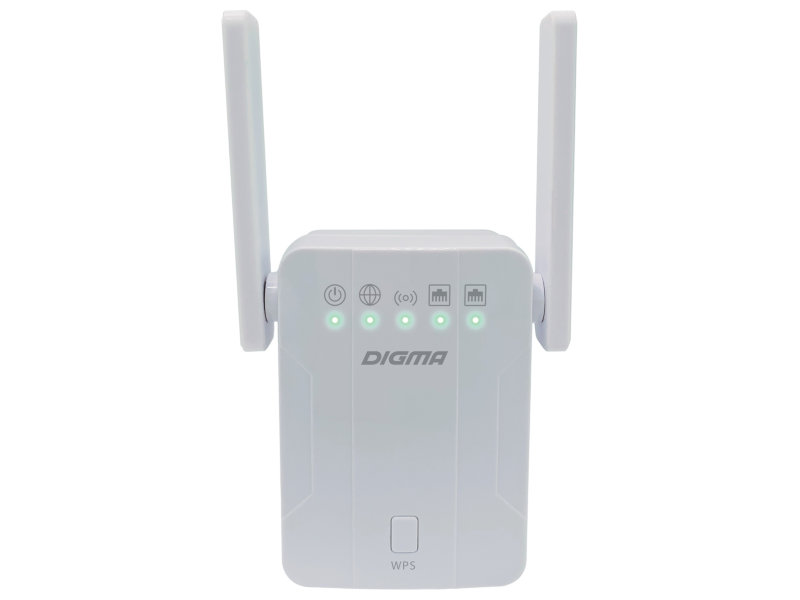 

Wi-Fi усилитель Digma D-WR300 White 1726904, D-WR300